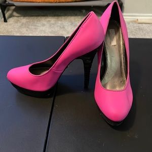 Pink Platforn Rachel Roy Heels